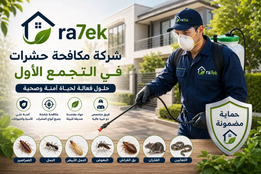 اشركة مكافحة حشرات في التجمع الاول