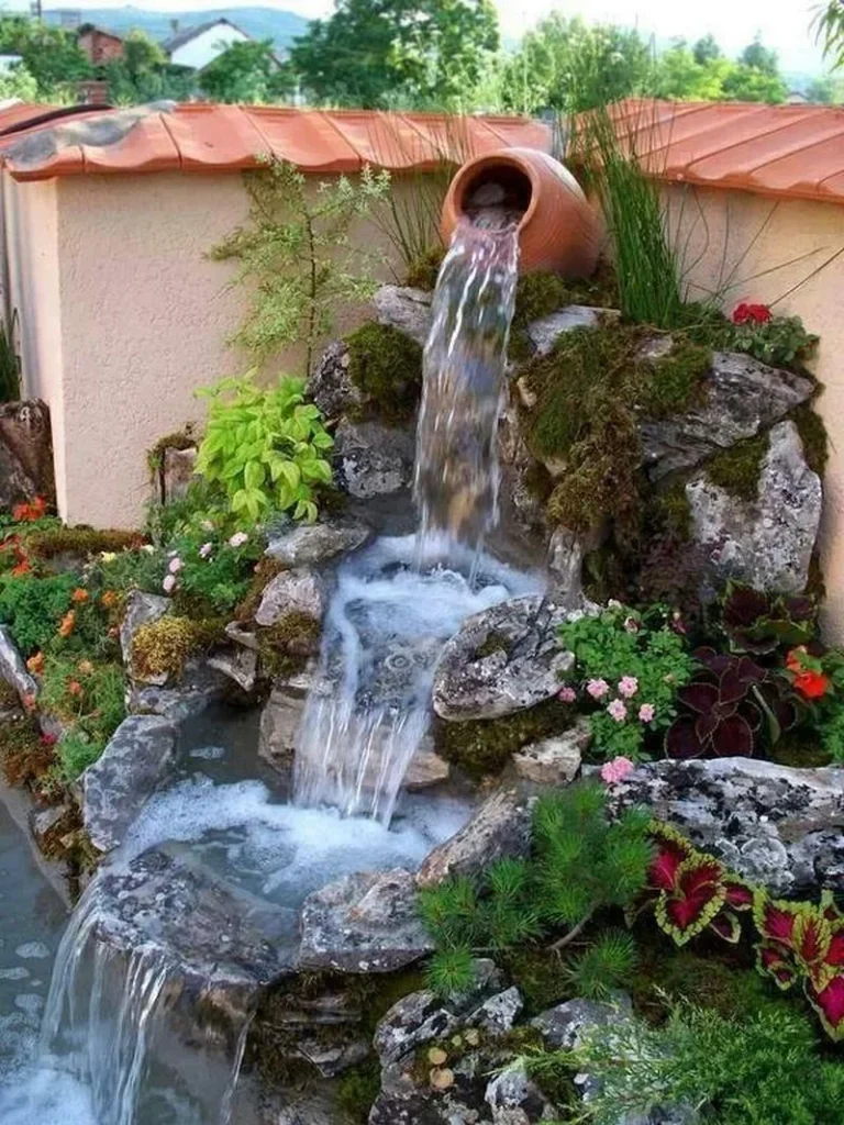 تصميم و تركيب شلالات و نوافير بينبع