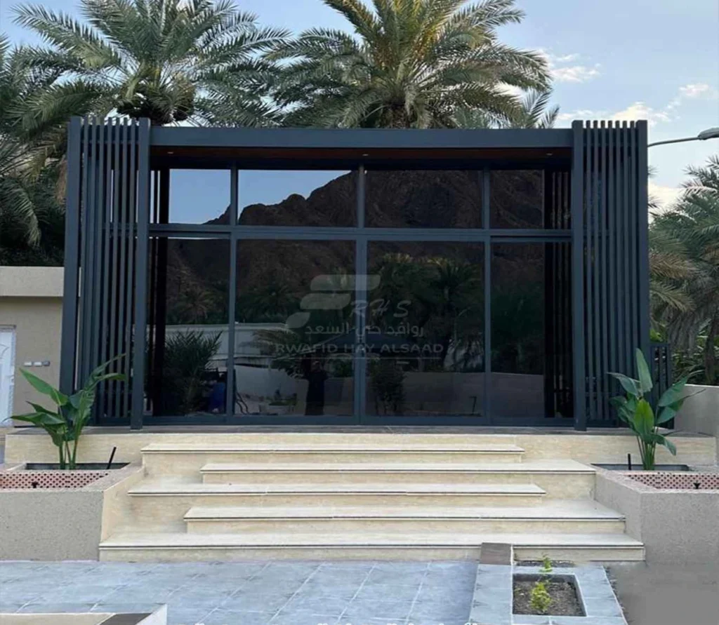 تصميم غرف زجاجية للحدائق