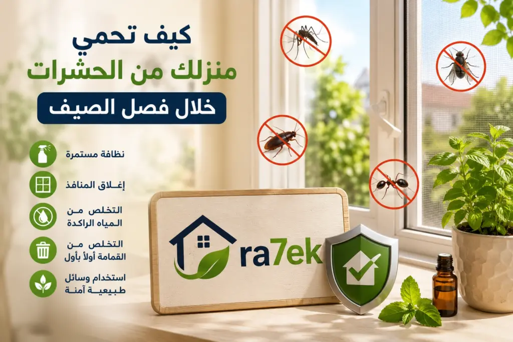 كيف تحمي منزلك من الحشرات خلال فصل الصيف